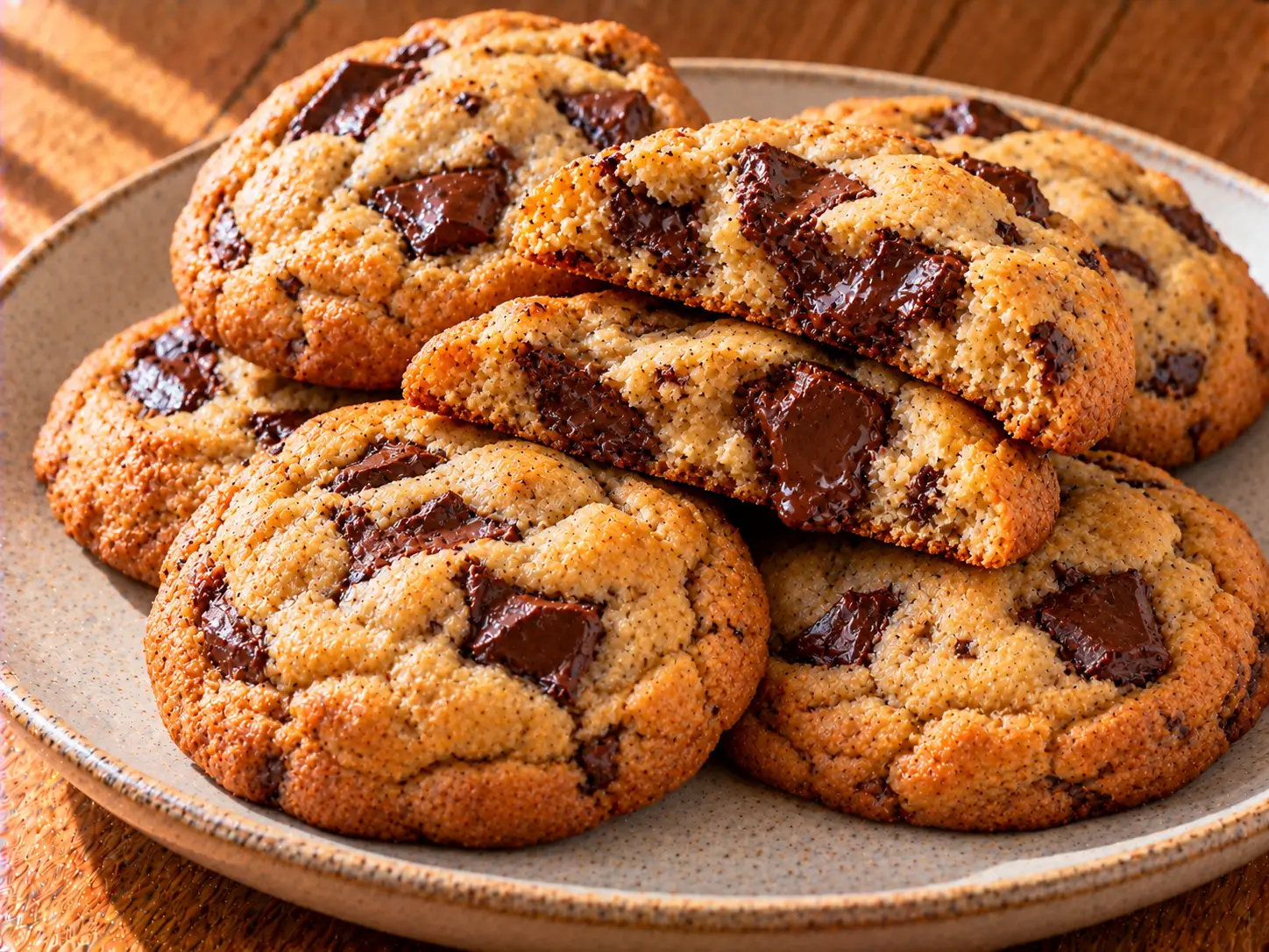 Vastag csokidarabos cookie-k puha belsővel