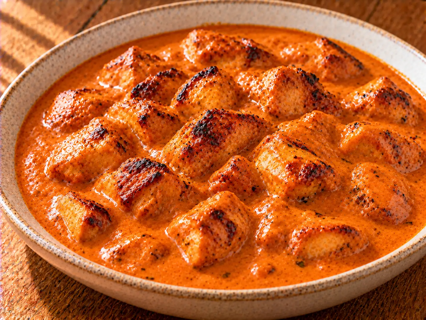 Butter chicken krémes paradicsomos-vajas mártásban